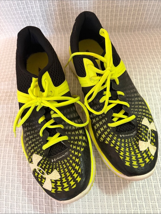 Under Armour Other - Under Armour Black and Neon Yellow Training Sneakers